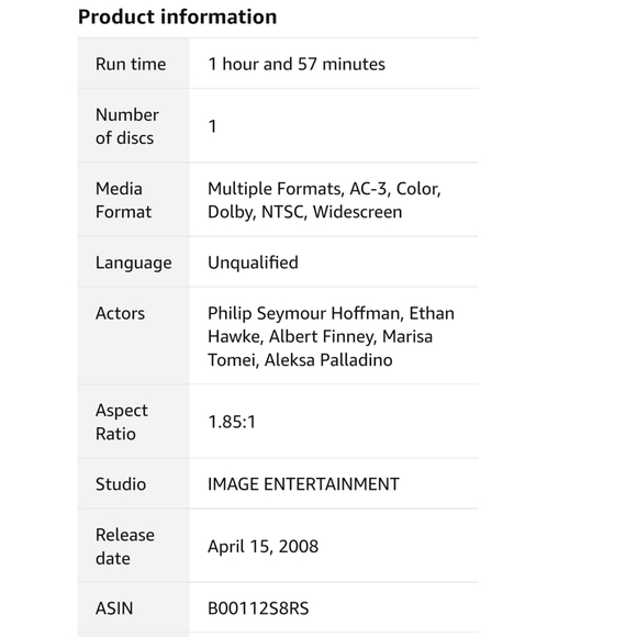 BEFORE THE DEVIL KNOWS YOU’RE DEAD DVD Film Thriller Ethan Hawke Phillip Seymour - Picture 5 of 5